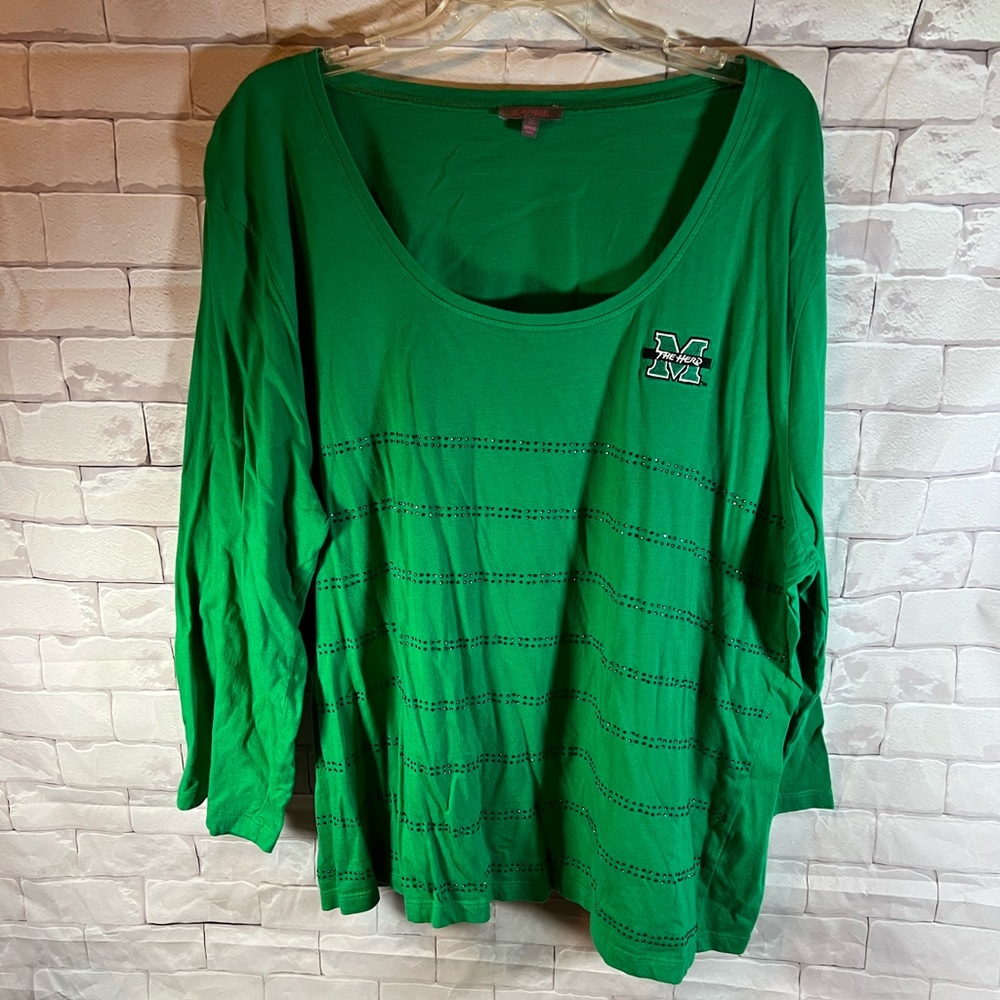 Marshall University Embellished Shirt